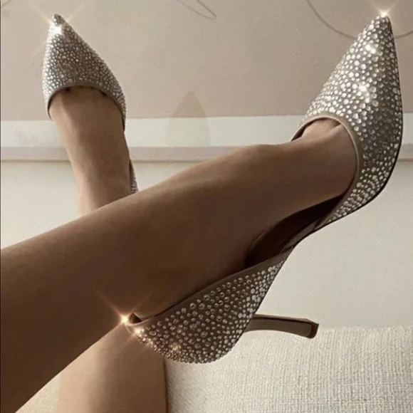 NIB Via Spiga Nude Ondine3 Pumps Size 8.5 - Picture 10 of 16